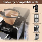 KEEPOW Reusable Cone Coffee Filters #4 (1-pack), 8-12 Cup Gold Permanent Coffee Filter for Cuisinart/Ninja Dual Brew Pro CFP301/ Hamilton Beach, Size 04 Pour Over Coffee-maker (gold*1)