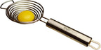 Stainless Steel Egg Separator Tool, Long Handled Egg White Separator No Drips and No Mess Egg Yolk and Egg White Extractor By Exultimate