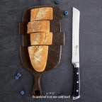 MAD SHARK Bread Knife 10 Inch Pro Serrated Bread Cutter, German High Carbon Stainless Steel Ultra Sharp Cake Knife with Ergonomic Handle, Ideal for Bread, Cakes, Bagels, and More