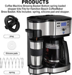 Coffee Replacement Brew Basket Spring Loaded Stopper for Hamilton/Mr. Coffee/Cuisinart Coffee Maker Parts, 990117900 990237500,Coffee Maker Parts -3 Pcs