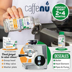 Breville Compatible Descaling Solution. Bottle of Descaler Solution. Descaling Kit Removes Limescale For Hotter Coffee. 2 Uses Descaler For Breville Coffee Machines.