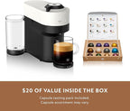 Nespresso Vertuo Pop+ Coffee and Espresso Maker by Breville, Coconut White