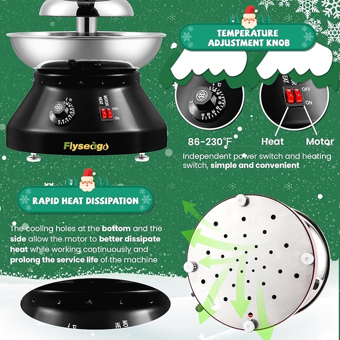 Chocolate Fountain Commercial Hot Chocolate Fondue Tower 5 Tier 7-Pound Large Capacity Stainless Steel Chocolate Melting Heating Machine for Nacho Cheese for Party Wedding (Flash Black)