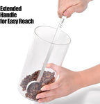 18/8 Stainless Steel Coffee Scoop, Doosu Food-Grade Metal Measuring Spoon with 8.5in Long Handle, Tablespoon Scooper for Coffee Beans, Ground Coffee, Espresso, Protein Powders, Tea, Sugar (2 Tbsp)