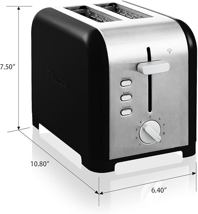 Kenmore 40600 2-Slice Toaster in Black