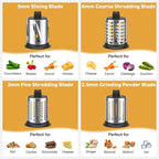 Meat Grinder & Stainless Steel Slicer Shredder Attachment for KitchenAid Stand Mixer, Meat Grinder Attachment with Sausage Stuffing Set and Cheese Grater, For Kitchenaid Mixer Attachments