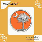 Heritage Pewter Palmetto Double Old Fashion | Double Rocks Glass 14 OZ for Liquor | Expertly Crafted Pewter Glass