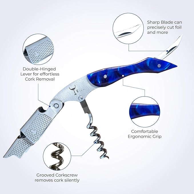 Wino Wine Key! - Professional Sommelier's Corkscrew Wine Opener