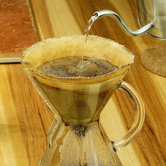 Organic Hemp Reusable Coffee Filter (1, No.4 Cone)