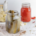 Galashield Glass Jars with Lids Food Storage Jars with Airtight Lids Leak Proof Glass Canisters Kitchen [50 oz]