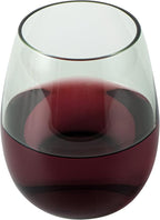 Restaurantware-Vetri 15 Ounce Wine Glasses, 6 Dishwashable Stemless Wine Glasses - No Lead, Durable, Green Glass Stemware, For Home, Bar, Or Restaurant, Serve Merlot, Chardonnay, Or Bordeaux