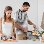 Pancake Pan Nonstick-Suitable for All Stovetops & Induction Cooker, 10.5 Inch Mini Silver Dollar Grill Blini Griddle Crepe Pan, 4 Molds Cake Egg Skillet, 100% PFOA Free Coating