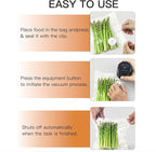 MEGAWISE Handheld Vacuum Sealer for Mason Jars, Compatible with Regular and Wide Mouths, Includes 6 Jar Lids & Accessory Hose