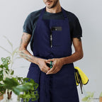 Unisex Apron with Pockets for Cooking, Salon & Art - 100% Cotton Adult Kitchen, Chef, Stylist Apron