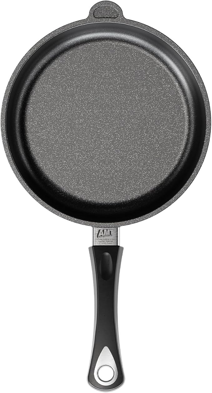 AMT Gastroguss The World´S [...] Frying pan Non-Induction, Diameter 24 cm, Height 5 cm, cast Aluminium (Aluminium), Lotan® Non-Stick Coating for Fat-Free-Frying, AMZN-524-US