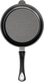 AMT Gastroguss The World´S [...] Frying pan Non-Induction, Diameter 24 cm, Height 5 cm, cast Aluminium (Aluminium), Lotan® Non-Stick Coating for Fat-Free-Frying, AMZN-524-US