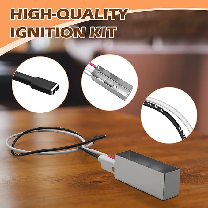 Igniter Kit for Weber 7510 Spirit 200/300/500/700, Genesis E310/E320 Grill Replacement Parts, BBQ Grill Igniter for Weber Gensis Silver B/C Genesis Gold B/C Platinum B/C Push igniter Parts