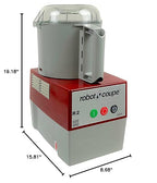 Robot Coupe - 4581 R2N Continuous Feed Combination Food Processor with 2.9 L Polycarbonate Bowl, 1-HP, 120-Volts