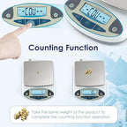 CGOLDENWALL Precision Lab Scale Digital Analytical Balance Laboratory Balance Jewelry Scale Scientific Scale 0.01g Accuracy 110V (5000g, 0.01g)