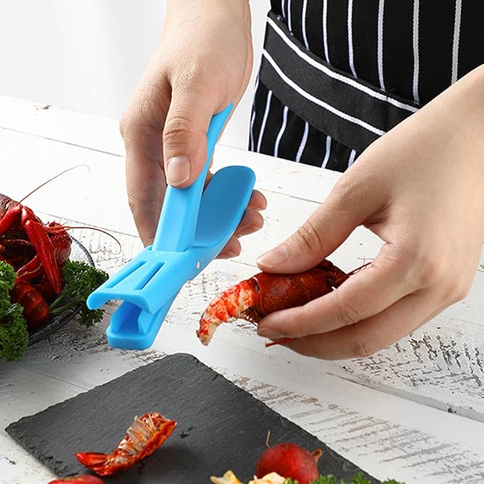 3 Pcs Crawfish Peeler Tool, Crayfish and Shrimp Shelling Device, Convenient and Smart Crayfish Sheller for Families and Restaurants (3 Pcs, Blue/Orange/Red)