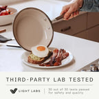 Made In Cookware - 12" Ceramic Non Stick Frying Pan (Stainless Handle) - 5-Ply Stainless Clad with Stay-Cool Handle - Professional Cookware