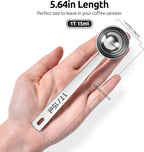 U-Taste Coffee Scoop 1 Tablespoon: 18/8 Stainless Steel Measuring Scooper for Ground Coffee, Bean, Powder, Espresso, 4.3in Long Handle Metal Measure Spoon for Canister, Jar (1Tbsp/15ml)
