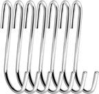 18 Pack 4 inch Heavy Duty S Hooks Pan Pot Holder Rack Hooks Hanging Hangers S Shaped Hooks for Kitchenware Pots Utensils Clothes Bags Towels Plants