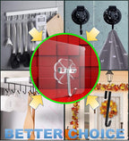 Adhesive Hooks, 20 Packs, 33lbs/15kg Premium Heavy Duty Wall Ceiling Hooks for Hanging, Damage Free, Clear Sticky Hanger for Kitchen, Bathroom Shower Outdoor Use.