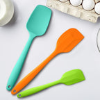 Silicone Spatula 3-piece Set, Ergonomic Handle High Heat-Resistant Spatulas, Non-stick Rubber Spatulas with Stainless Steel Core