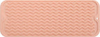 Silicone Dish Drying Mat for Multiple Usage,Easy clean,Eco-friendly,Heat-resistant Silicone Mat for Kitchen Counter,Sink,Bar,Bottle,or Cup Pink M 17 inches x 6 inches