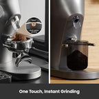 Electric Conical Burr Coffee Grinder, Coffee Bean Grinder with Smart 60S Timer, 60 Precise Adjustable Grind Settings for Espresso, 2-12 Cup, Easy to Clean, Durable & Quiet, G9010B Grey