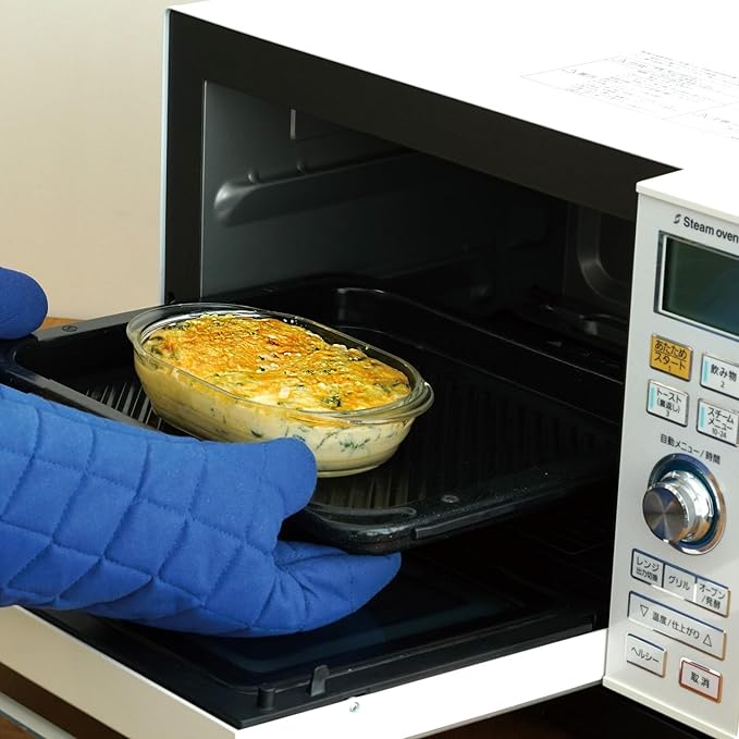 HARIO HGZO-1812 Heat-Resistant Glass Gratin Dish, Set of 2, Made in Japan