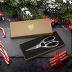 MITSUMOTO SAKARI Japanese Multipurpose Kitchen Shears, 8 inch Stainless Steel Heavy Duty Kitchen Scissors, Professional Multi-Purpose Poultry Shears for Meat, Chicken, Fish, Herbs-Sliver