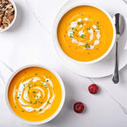 DELLING 30 OZ Ceramic Soup Bowls Set of 6 - Large White Serving Bowls for Kitchen, Pasta, Salad, Rice, Oatmeal, Microwave Safe