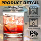 kunlisa Namaste Zen Gifts Whiskey Glasses, Meditation Spiritual Gifts for Women, Gift for Yoga Lovers, 10 oz Drinking Rocks Glasses for Women Whisky Cocktail Scotch Bourbon Liquor