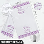 Funny Sourdough Baking Kitchen Towels, Gifts for Sourdough Bakers Tea Dish Towels for Kitchen, Baking Lover Gifts Decorative Hand Towels, 16x24 Inch Purple