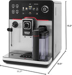 Gaggia Accademia Luxury Italian Fully Automatic Espresso Machine with 19 Customized drink settings,0.5 Liters,RI9782/46 Brushed Stainless