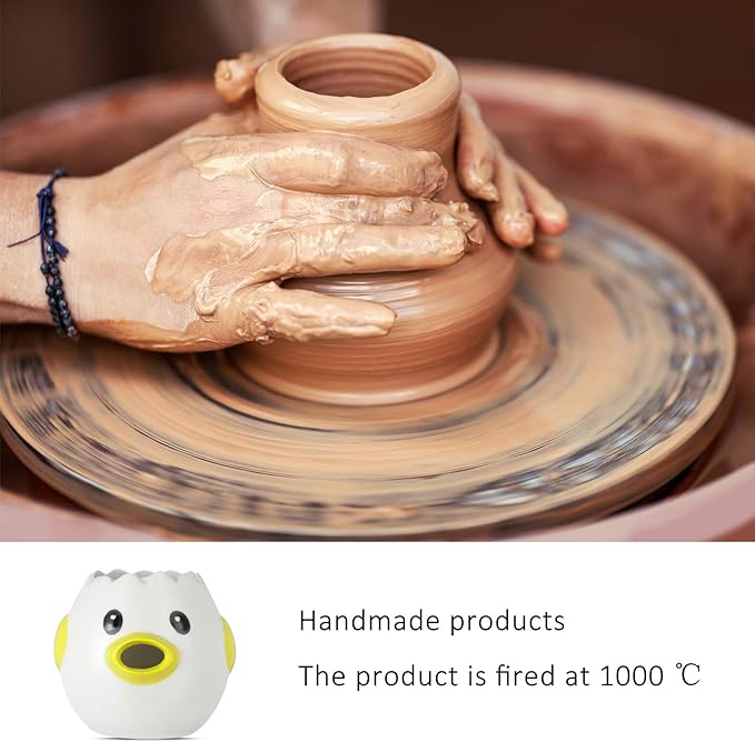 Cartoon Egg Separator Mini Egg White and Yolk Separator Practical and Simple Ceramic Egg Separator Suitable for Kitchen Baking Small Tools