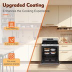 UPGRADED WB31X24738 Griddle Replacement for ge Appliance Gas Range Part,WB31X24998 Cast Iron Griddle Plate,9.5 ×19.5 inch Food Grade Nonstick Griddle