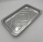 Heavy Duty Disposable Aluminum Foil Pan - Durable Tin Pan for Grilling, Cooking, Heating, Food Storage - Safe For Oven and Freezer, Gas & Electric Stovetop Compatible