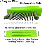 Toughest Meat Tenderizer Tool, 48 Needle Meat Tenderizer Blades Transforms Hard & Cheap Cuts into Expensive - Buttery Goodness Without Meat Mallet Crushing