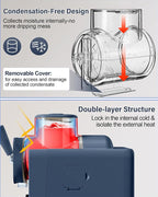 2-in-1 Slush and Ice Cream Maker - 6 Modes for Smoothies, Milkshakes, Cocktails, Margaritas, and Ice Cream, Double-Layer Tank, Ice Cream Cone Holder, Self-Cleaning - Perfect for Home Use