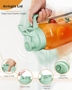 64oz Glass Mason Jar Pitcher with Lid and Spout, 2 Quart Airtight Glass Water Jug, Leakproof Wide Mouth Mason Jar Pitcher for Iced Sun Tea, Milk Storage, Cold Brew Coffee, Juice, Green