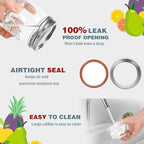 16 Pack 8 oz Mason Jars with Regular Airtight Lids - Glass Canning Jars 8 oz, Mini Mason Jars for Jam, Jelly, Honey, Overnight Oats, Party Favors, Shower Favor, Separable Lids