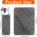 2 Pack Stone Drying Mat for Kitchen Counter, 15.7" x 11.8" Stone Sink Tray, Nesting Stone Dish Drying Mats with Non-Slip Feet for Kitchen