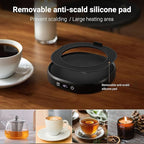 Coffee Mug Warmer & You are Awesome Mug Set, Electric Cup Warmer with Auto Shut Off, 4 Temperature Setting Smart Beverage Warmer, 8-Hours Auto Shut Off (Black Awesome Mug)