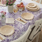 Bambu Pack of 8 - 7 Inch Disposable Bamboo Plates Fancy, Biodegradable Eco Friendly Products, Bamboo Disposable Plates for Events, Compostable Plates