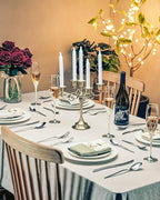 Lemeya 40-Piece Silverware Set for 8,Modern 18/10 Stainless Steel Flatware Set,Luxury Cutlery Set,Unique Utensils Set for Restaurant,Spoons and Forks Set,Mirror Polished,Dishwasher Safe