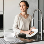 Large Stone Dish Drying Mat for Kitchen Counter, 24"×16" – Quick Drying Diatomaceous Earth, Super Absorbent, Non-Slip, Birthday Gfts for Women Mom Grandma