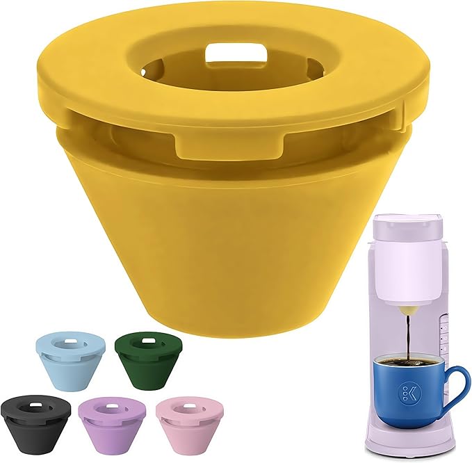 Silicone Anti-Leak Coffee Spout for Keurig K-Mini & Express - Splash-Proof Accessory, No Mess Drip-Free Design, Easy to Clean & Reusable (Orange)